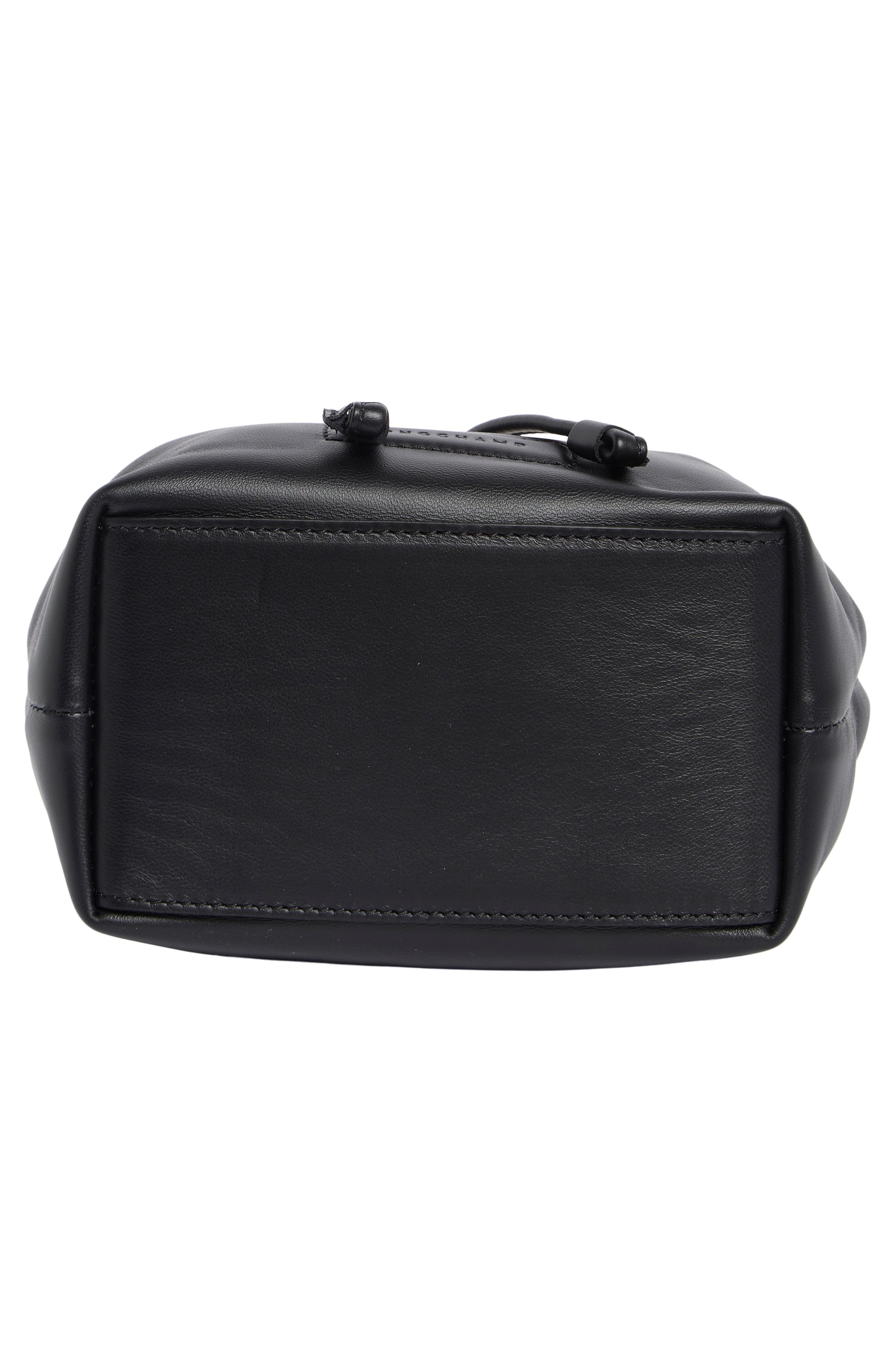 Longchamp Mini Bucket Bag, Alternate, color, Black