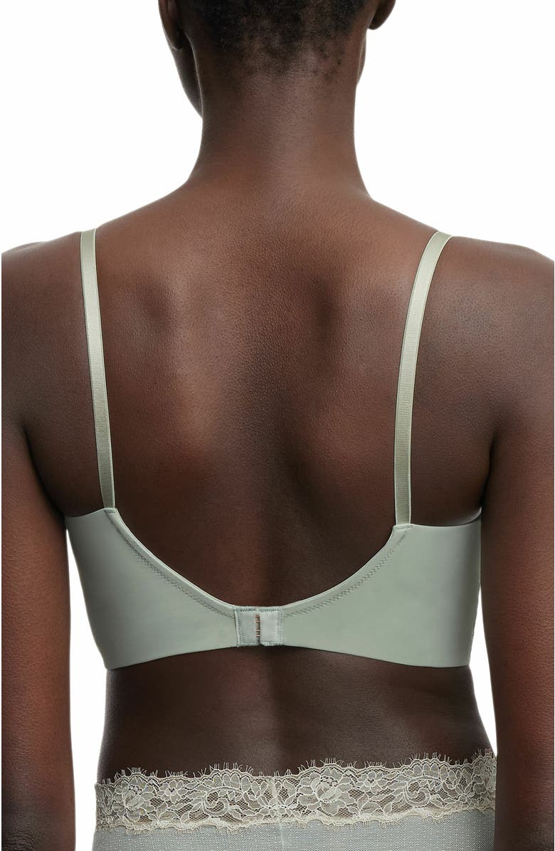 Skarlett Blue Entice Longline Lightly Lined Bra, Alternate, color, Frosted Jade/Nylon