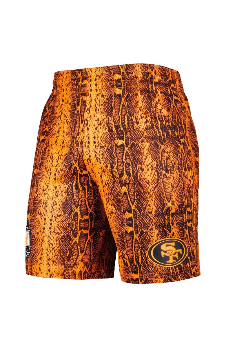 New Era Men's New Era Orange San Francisco 49ers Summer Pop Shorts, Alternate, color, Orange