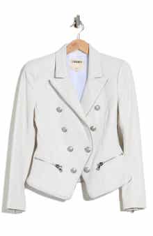 Ottilie Zip Leather Blazer