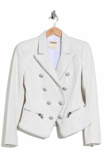 Ottilie Zip Leather Blazer