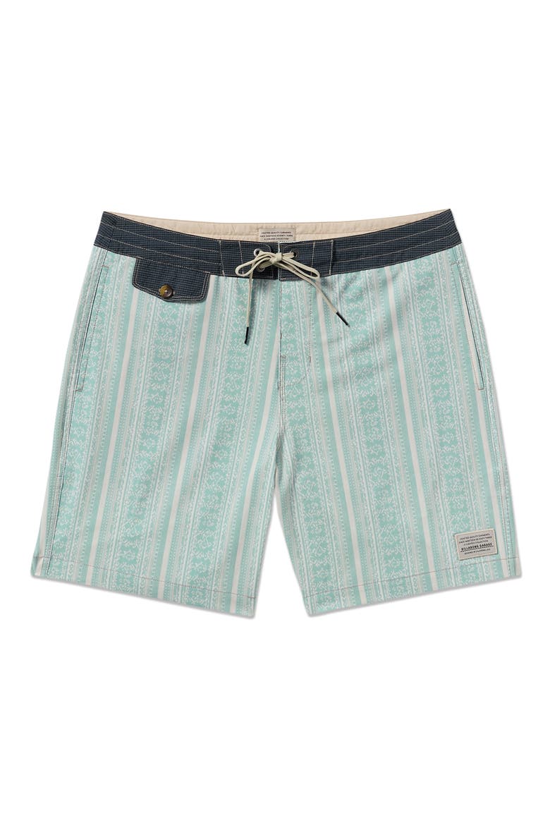 Riverside Garage Lo Tide Board Shorts, Alternate, color, STONE BLUE