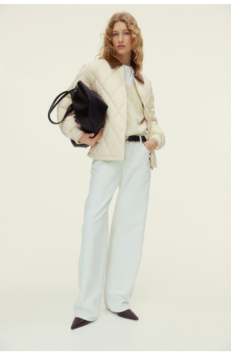 H&M Thermolite<sup>®</sup> Quilted Jacket, Alternate, color, Light Beige