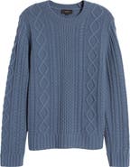 Vince Wool Aran Cable Sweater
