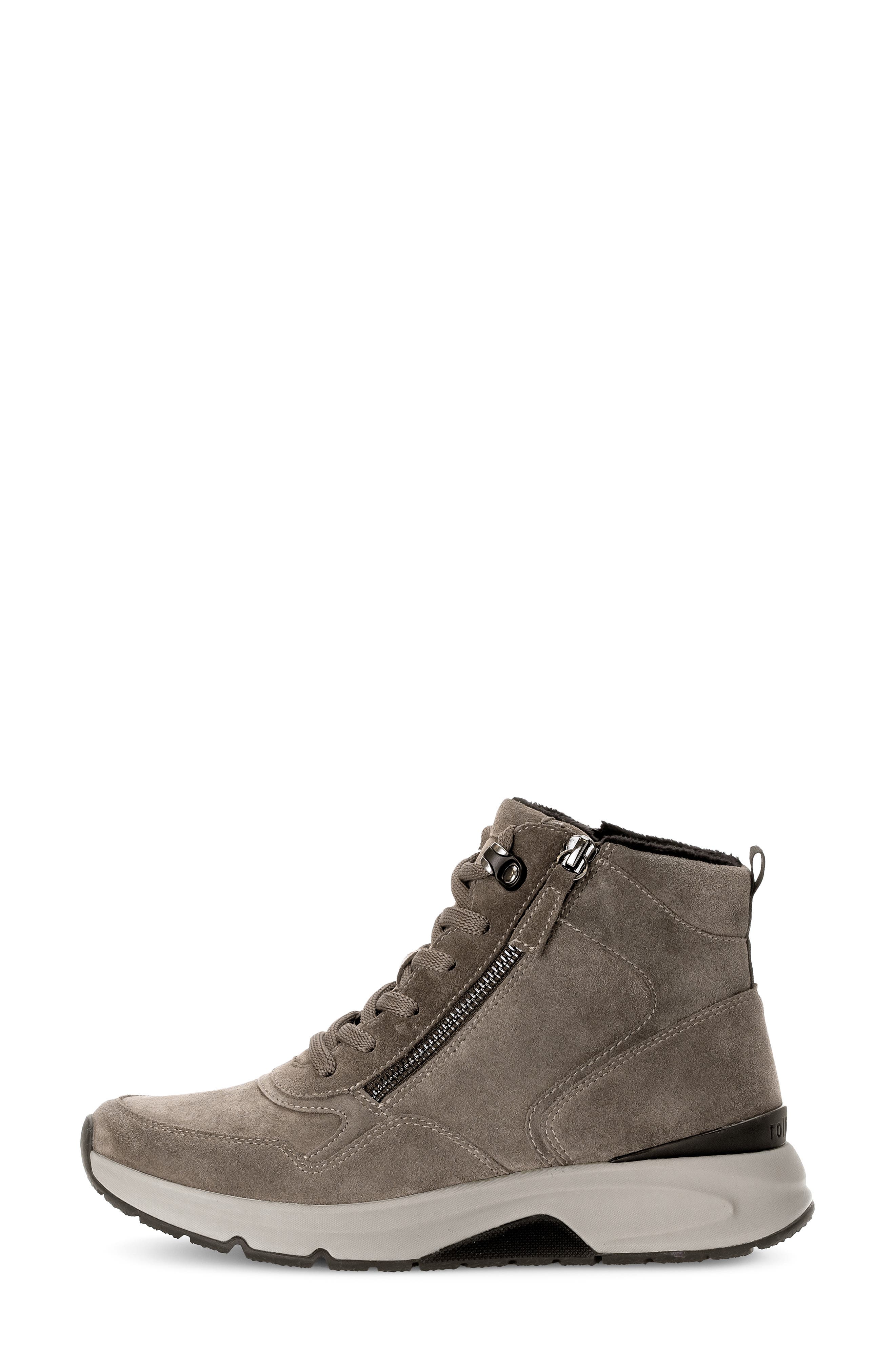 Gabor High Top Sneaker, Alternate, color, Mohair