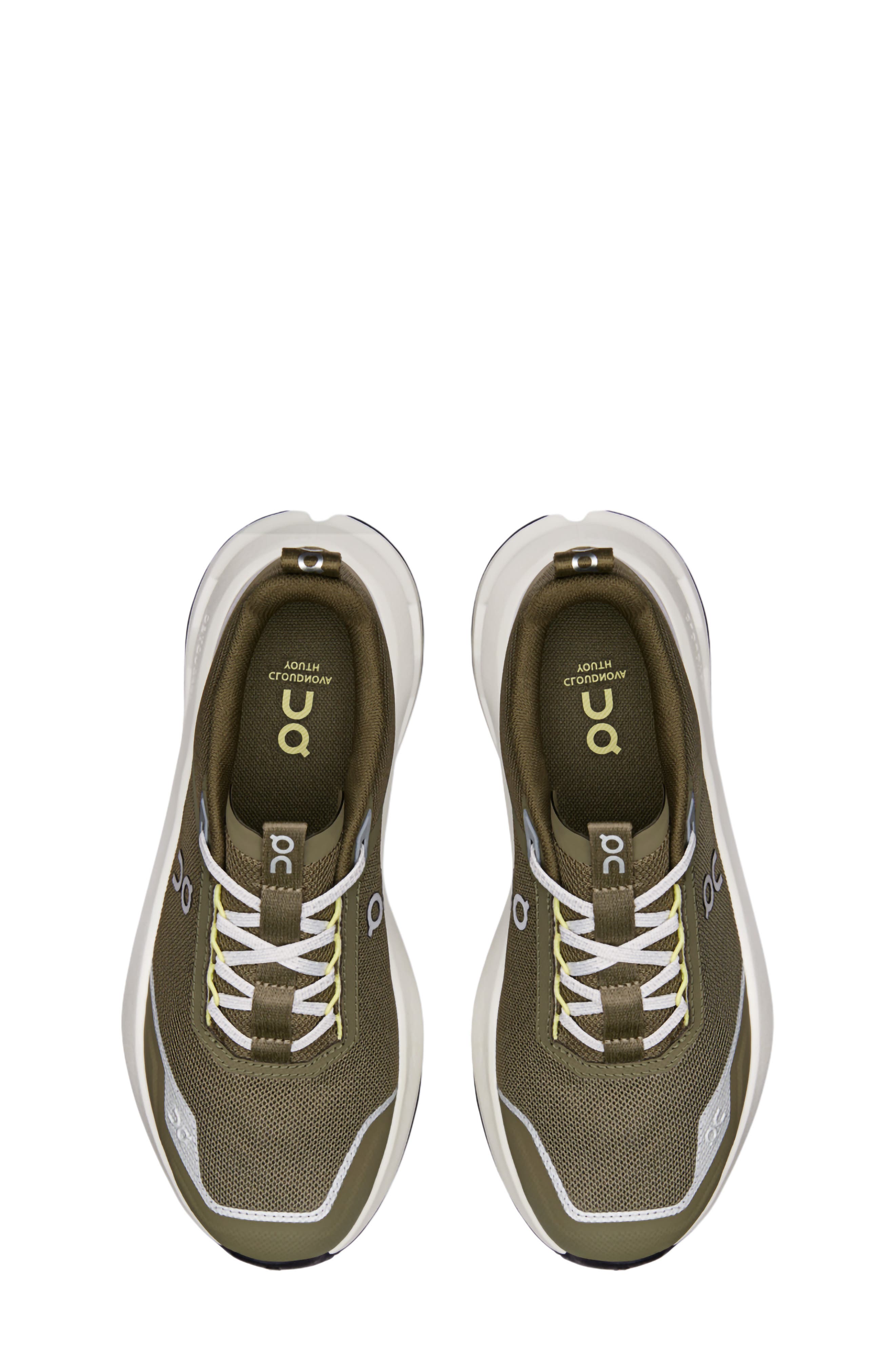 Kids' Cloudnova Youth Sneaker, Alternate, color, OLIVE/ LIMELIGHT