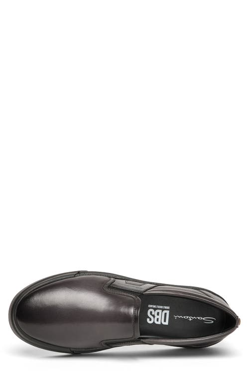 Santoni Leather Loafers In Gray