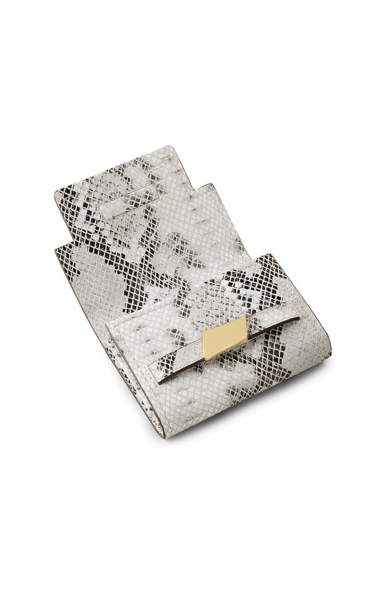 Radley The Christina - Faux Snake Medium Flapover Wallet, Alternate, color, Salt