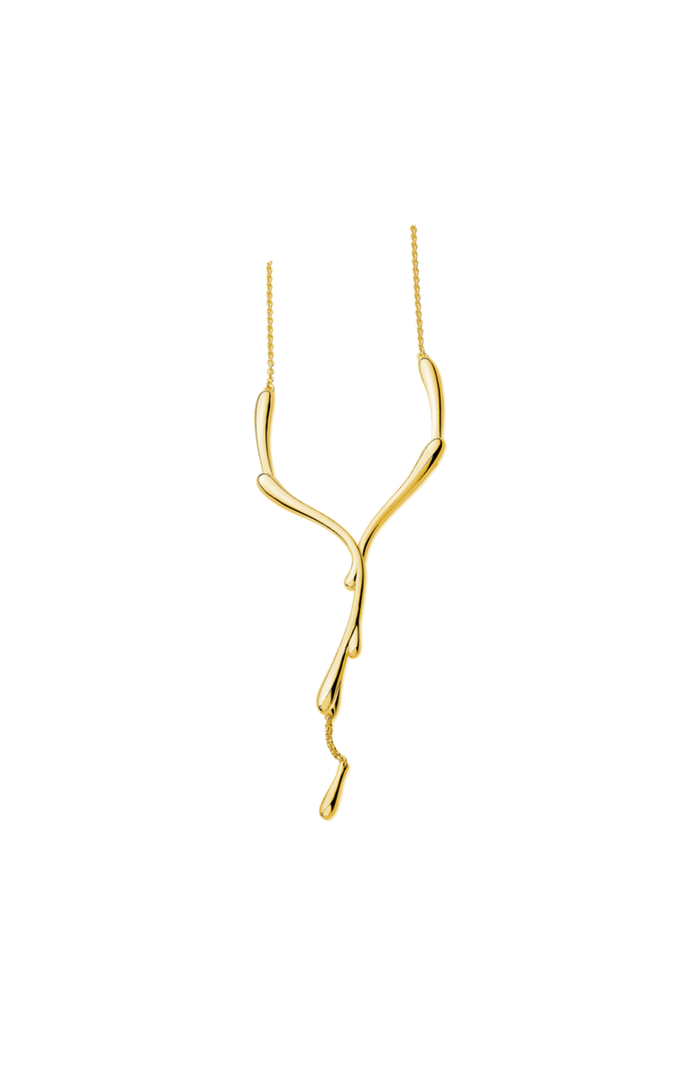 Lucy Quartermaine Dripping Necklace in Gold Vermeil, Main, color, Gold Vermeil