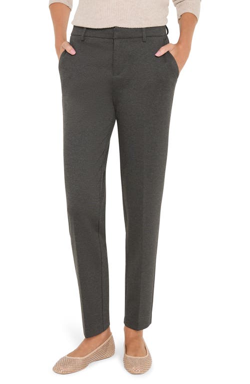 Nic + Zoe Nic+zoe Ponte Straight Leg Pants In Black