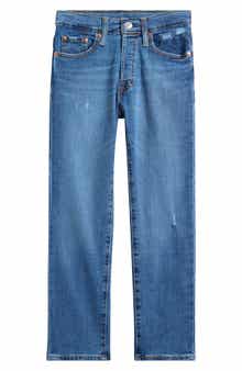 Kids' 501 Original Mid Rise Straight Leg Jeans