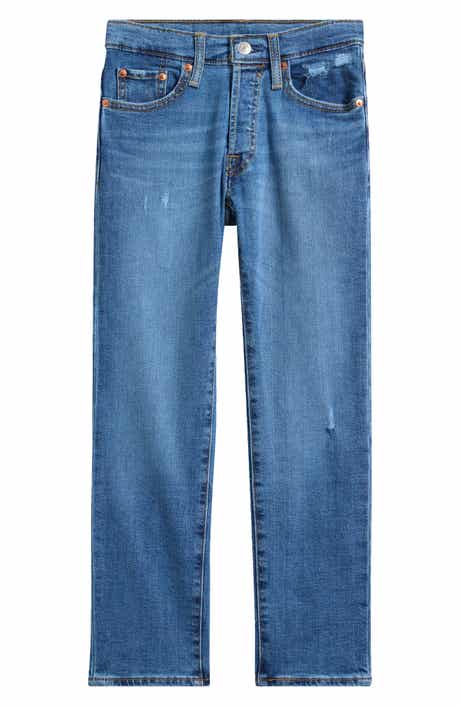 Kids' 501 Original Mid Rise Straight Leg Jeans
