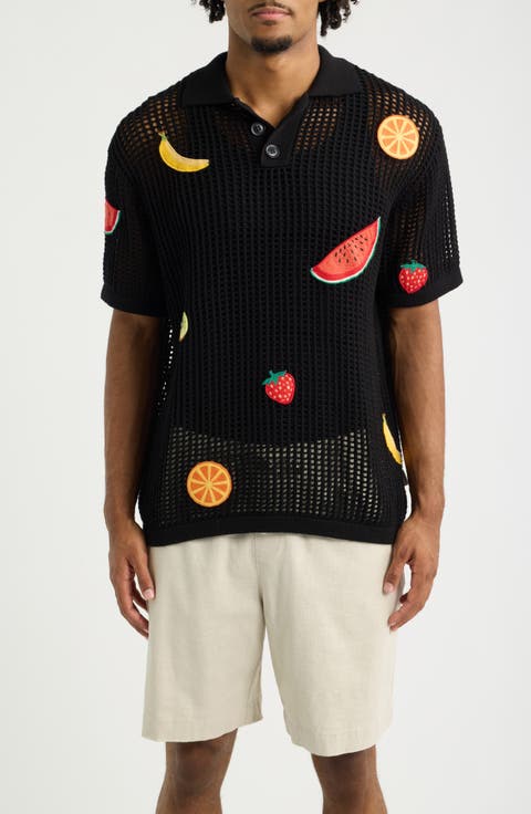 Freshly Picked Open Knit Polo