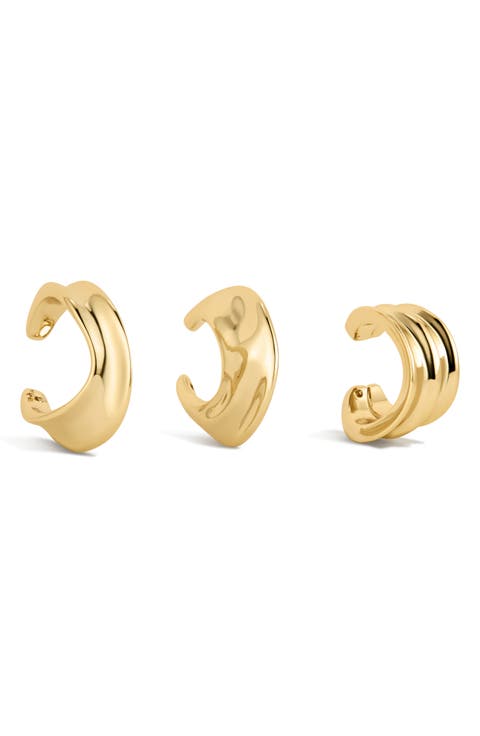 The Mercury Set of 3 Disc Ear Cuffs