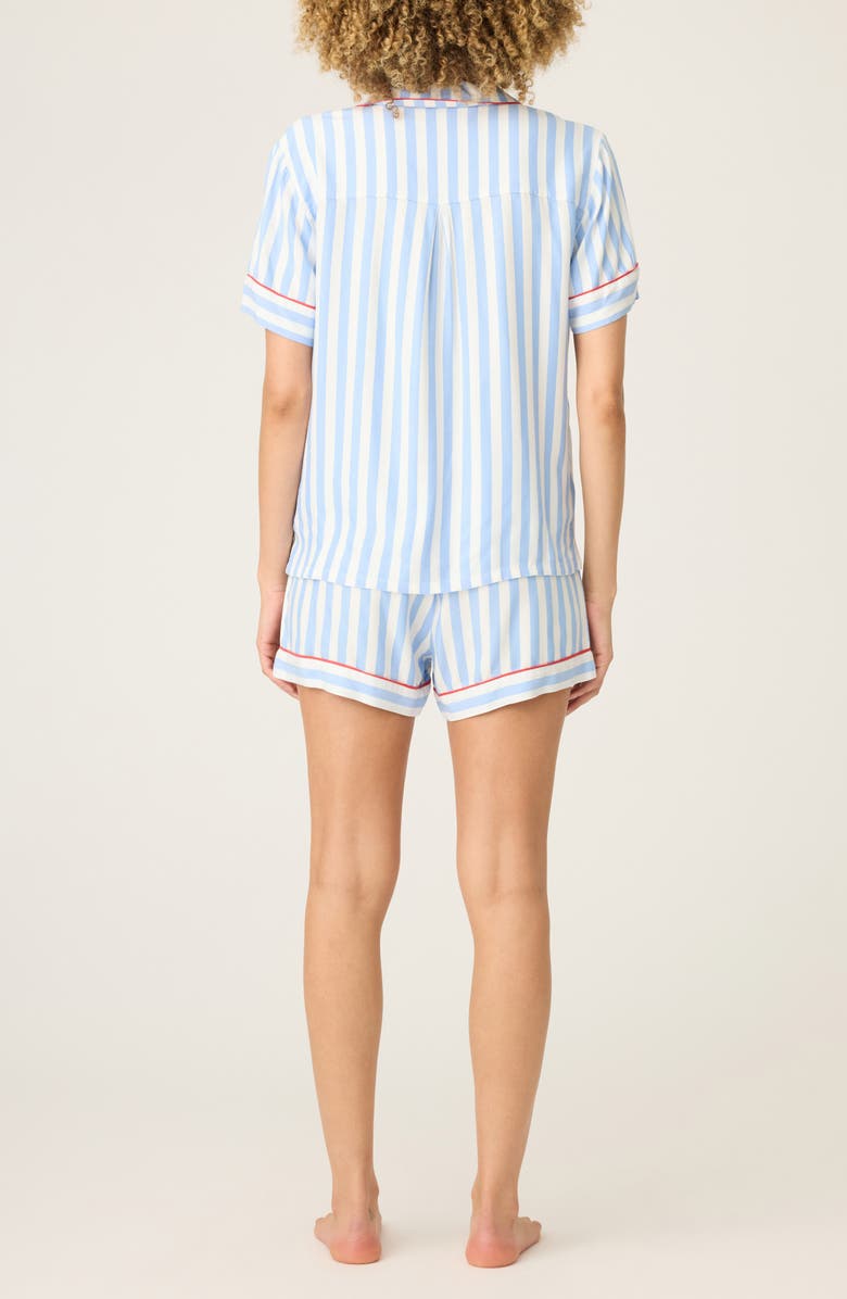 PJ Salvage Lady Luck Jersey Short Pajamas, Alternate, color, Peri