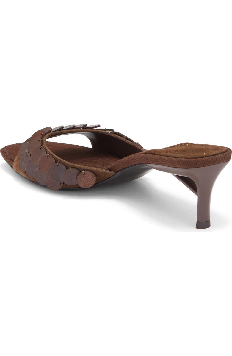 Jeffrey Campbell Islara Kitten Heel Slide Sandal, Alternate, color, Brown Combo