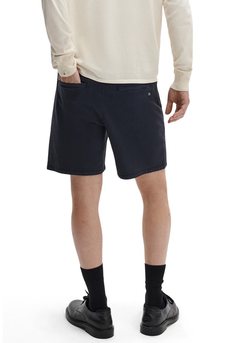 Classic Aero Stretch Denim Shorts, Alternate, color, NAVY