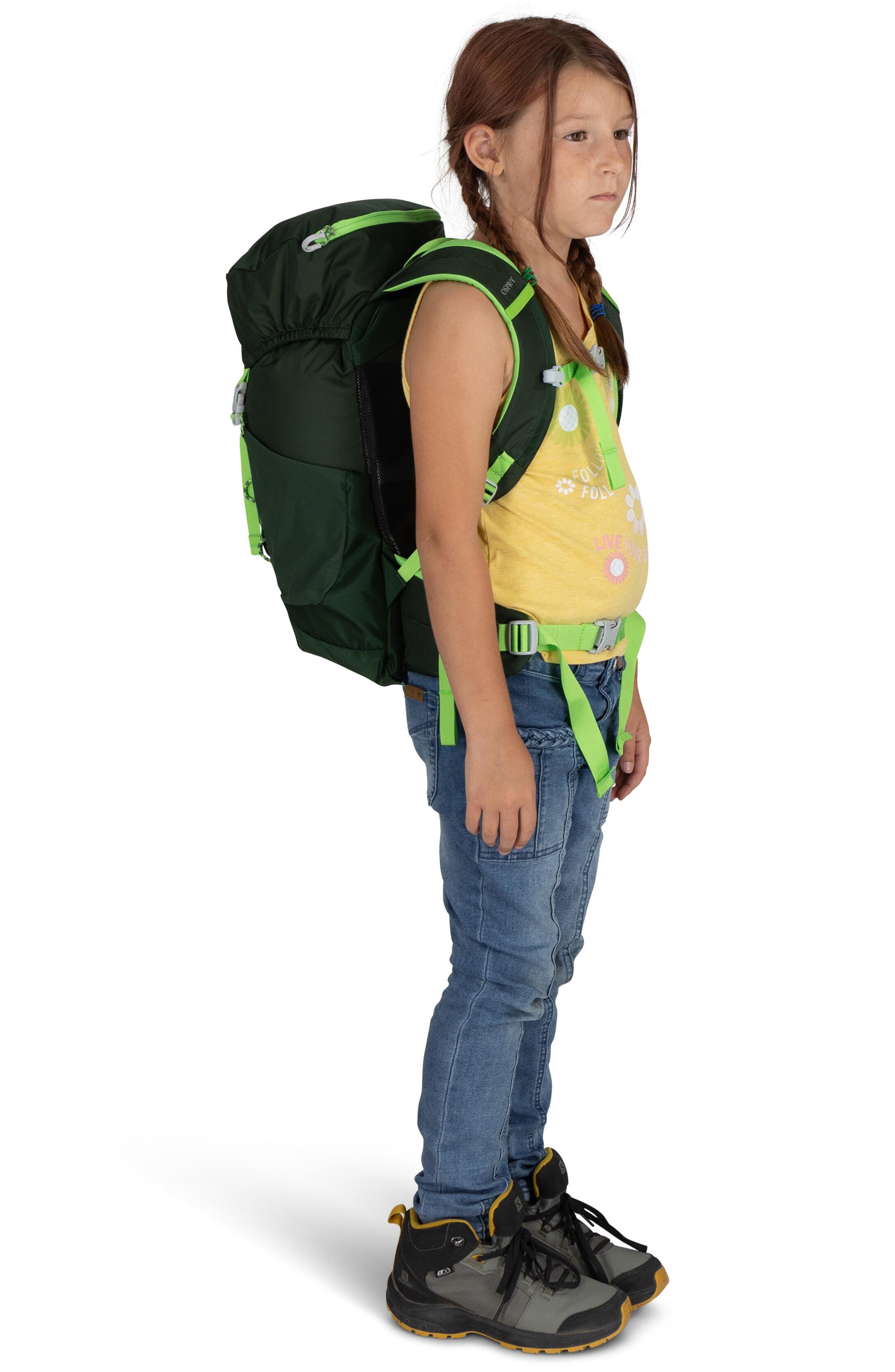 Osprey Kids
 Jet 18-Liter Backpack, Alternate, color, Green Canopy