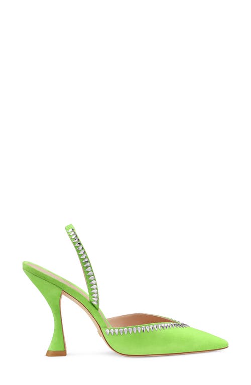 Stuart Weitzman Gemcut Curve Pointed Toe Slingback Pump