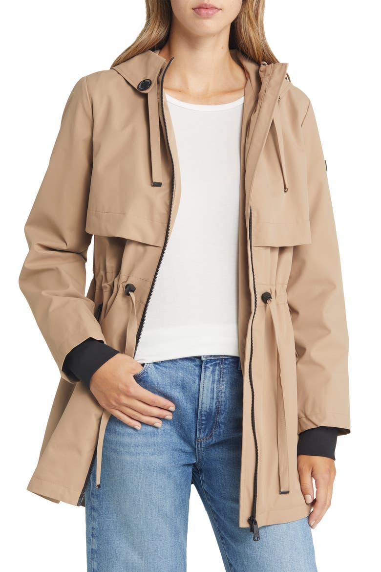 Water Repellent Hooded Parka, Main, color, CAMEL