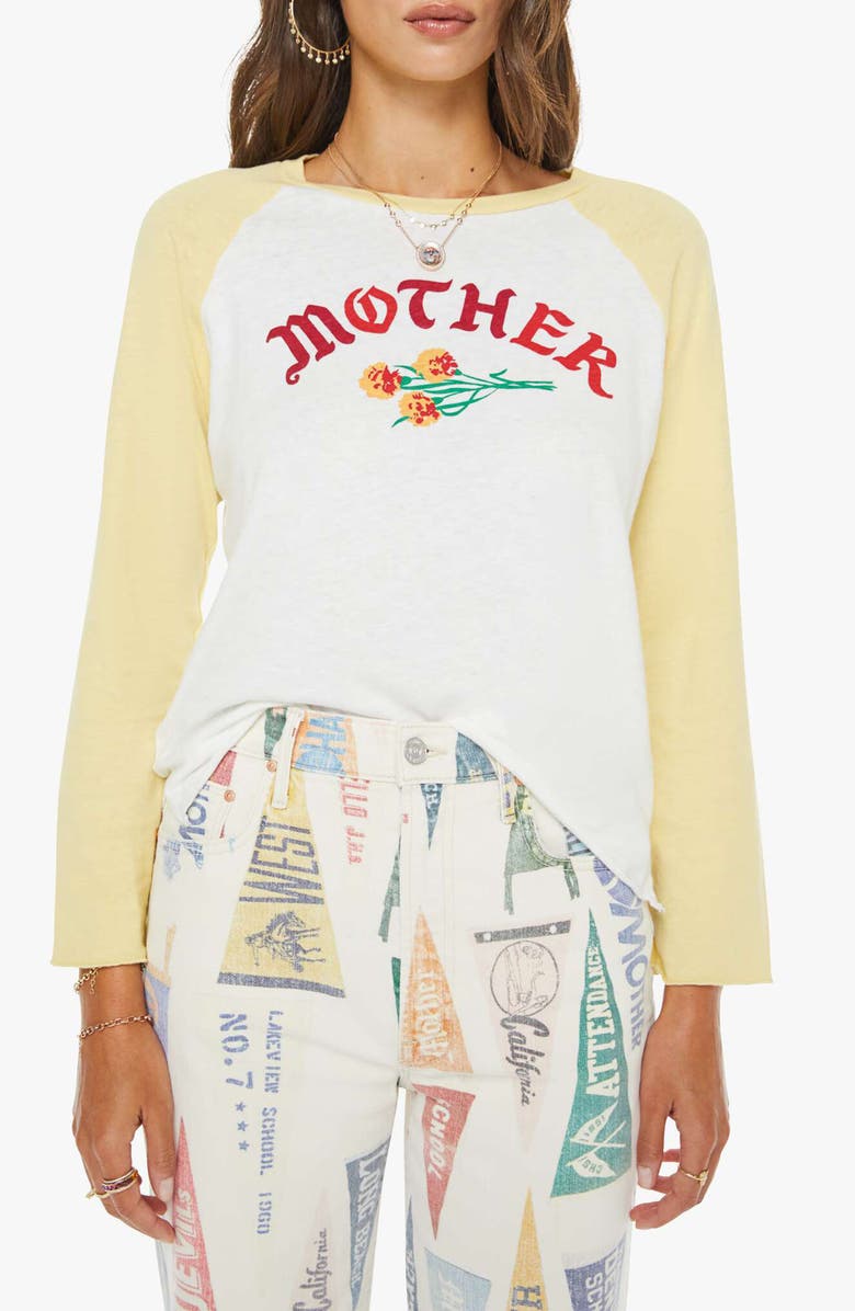 MOTHER The Sporty Concert Long Sleeve T-Shirt, Main, color, Mother Flower