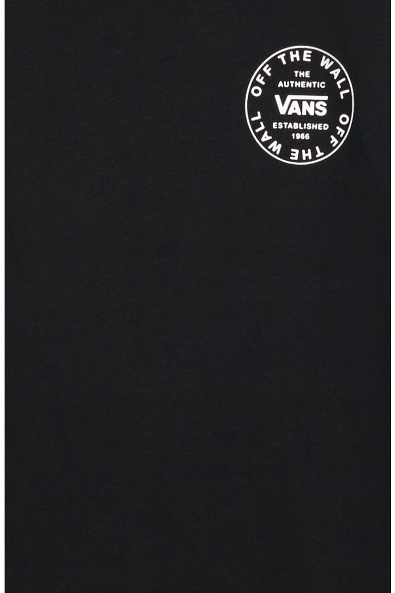 Old Skool Long Sleeve Graphic Tee, Alternate, color, BLACK-WHITE