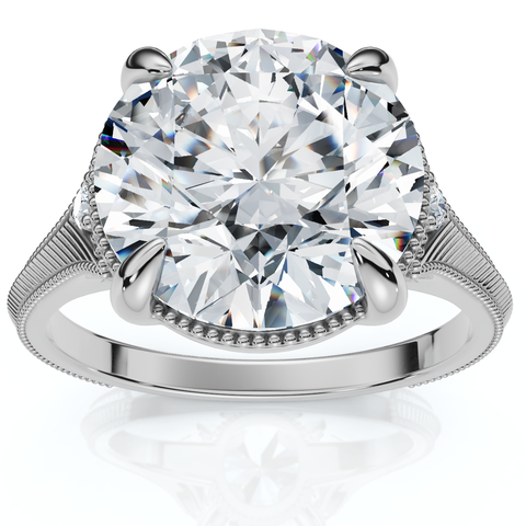 Certified 5Ct Swift Diamond Engagement Ring 14k Gold Lab Grown