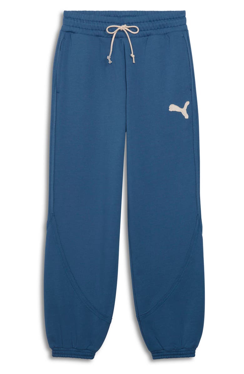 PUMA Essential Double Up Joggers, Main, color, Dark Indigo