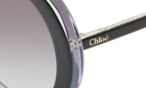 Chloé 54mm Core Oversize Sunglasses In Black Black Grey