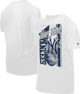 New Era Men's New Era White New York Yankees Big Graphic Domestic T-Shirt