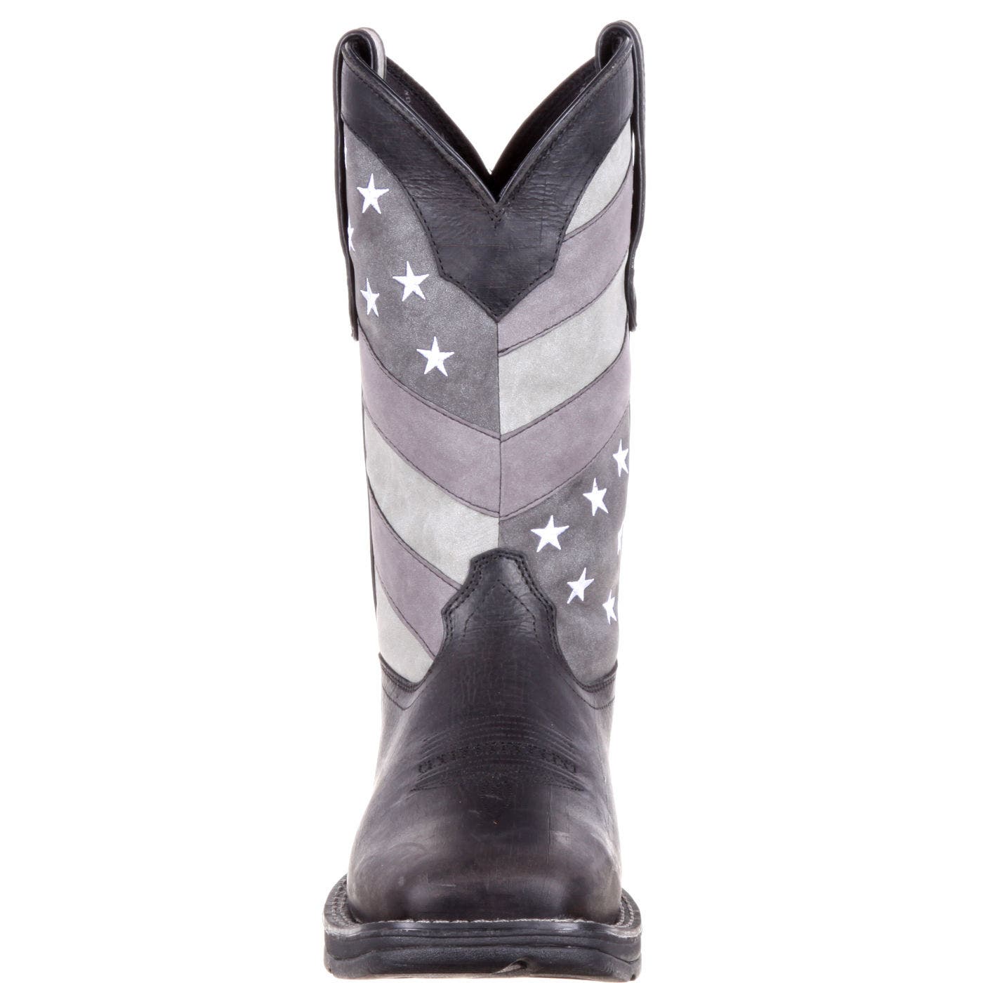 DURANGO Faded Black Flag Western Boot, Alternate, color, Black Charcoal Grey