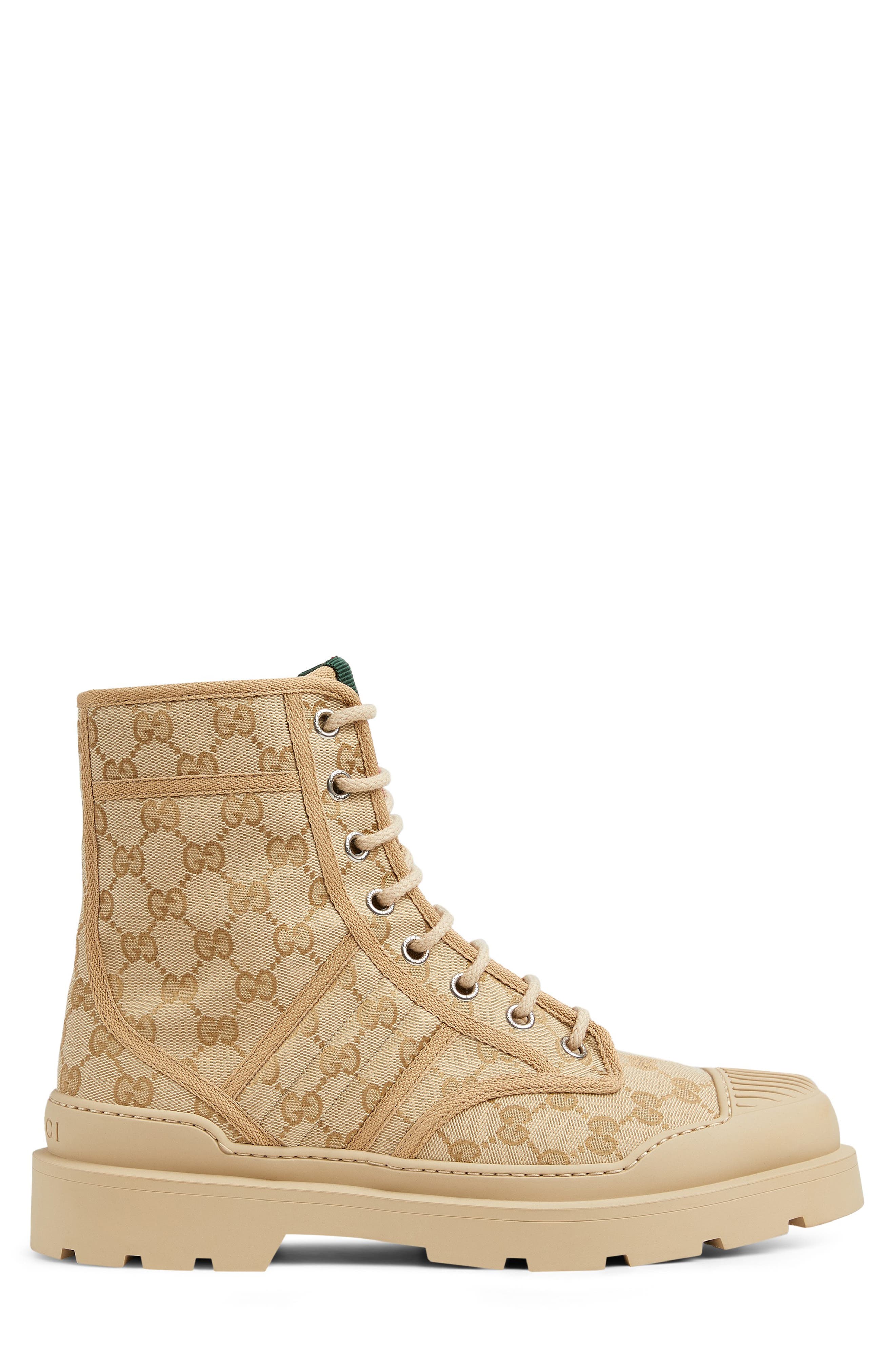 Gucci New Sherlin Combat Boot, Alternate, color, 