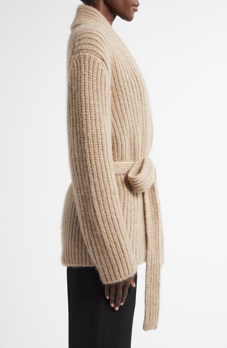 The Row Isotani Cashmere & Silk Wrap Cardigan, Alternate, color, 