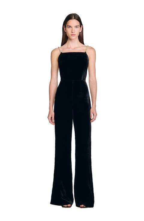 Velvet jumpsuit
