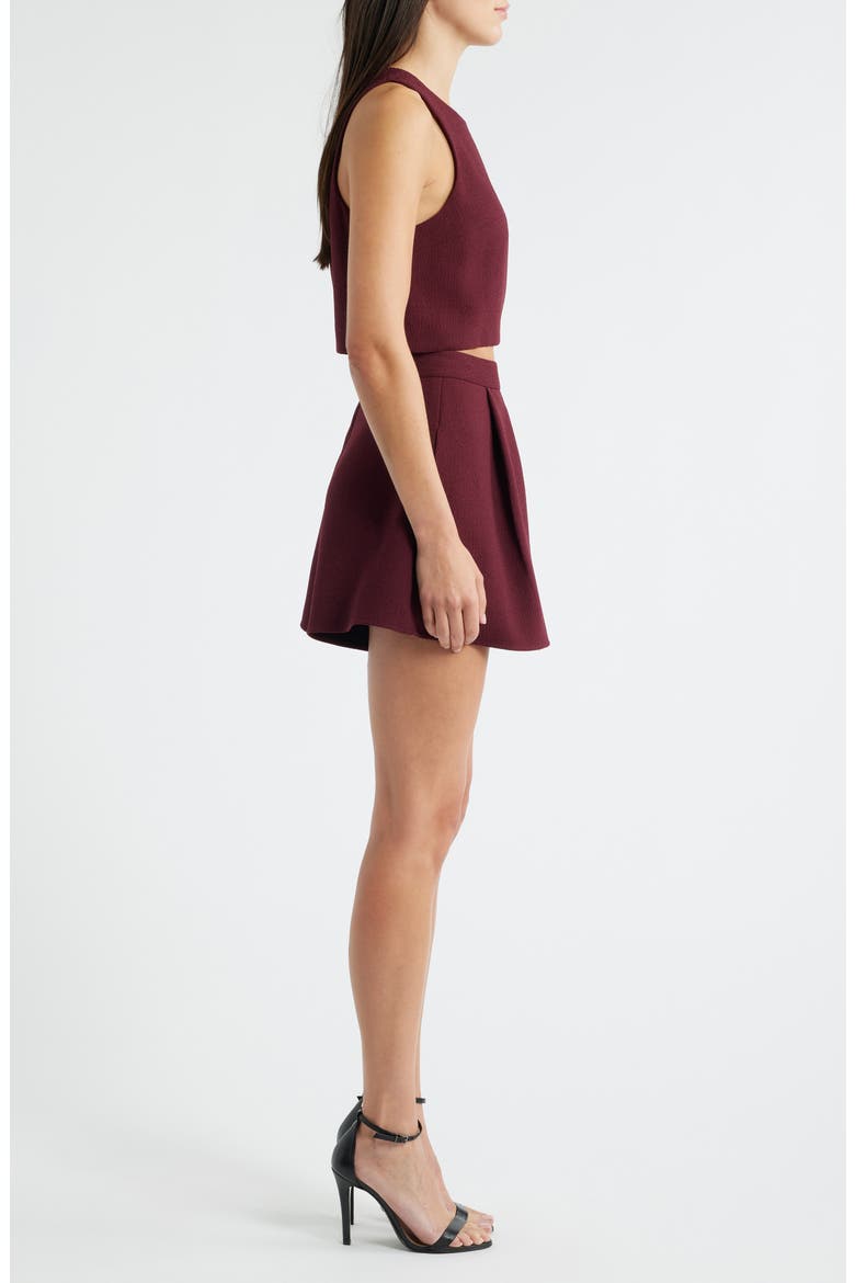 Sanibel Crop Top & High Waist Shorts Set, Alternate, color, HEROINE