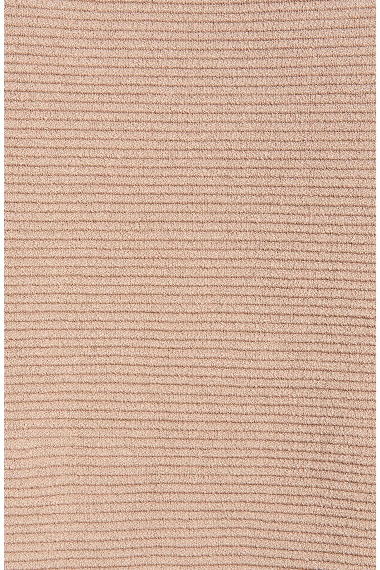 Long Sleeve Ribbed Sweater Dress, Alternate, color, TAN