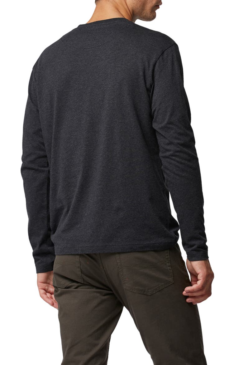Gunn Long Sleeve T-Shirt, Alternate, color, CHARCOAL