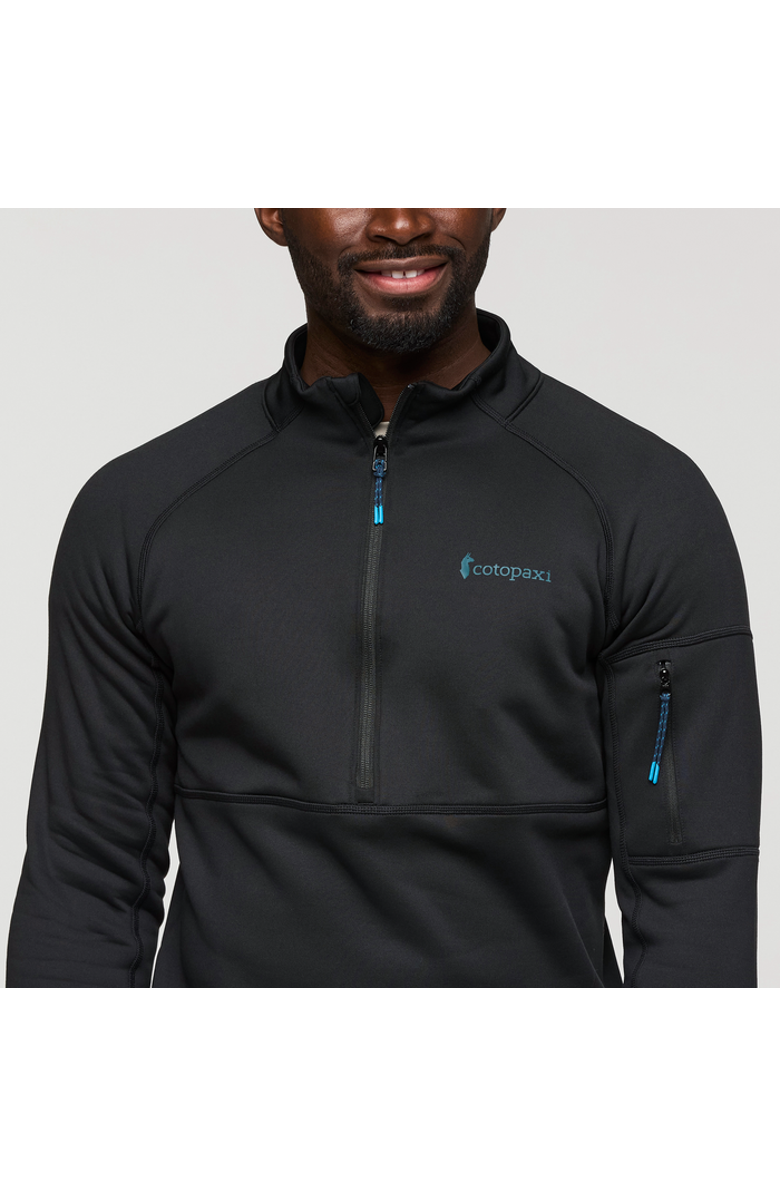 Cotopaxi Tempa Fleece Half-Zip Pullover - Men's, Alternate, color, Cotopaxi Black