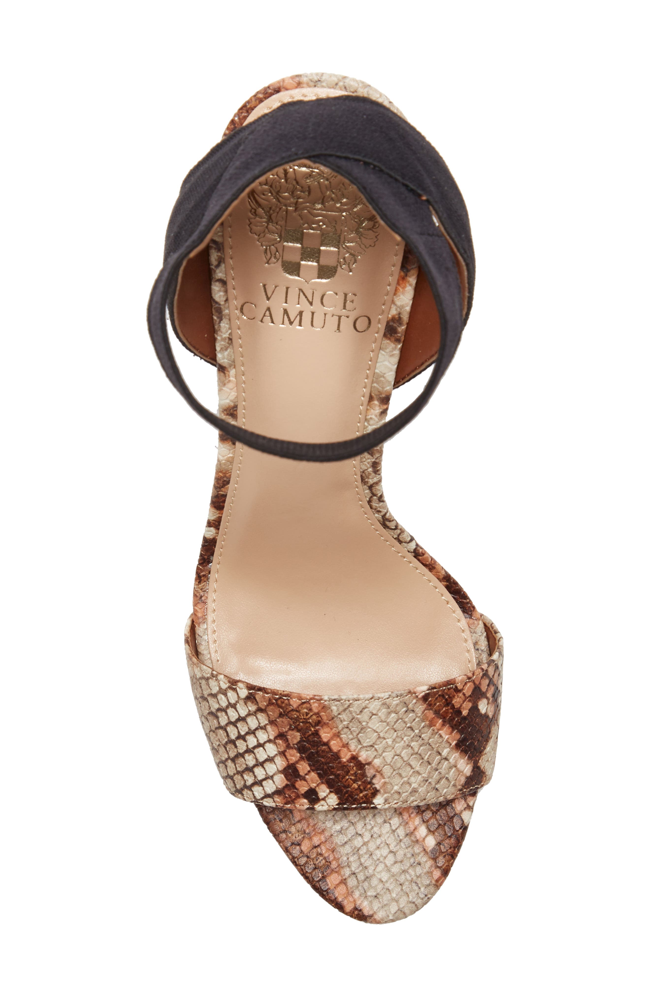 Citriana Sandal, Alternate, color, SIENNA SNAKE EMBOSSED LEATHER