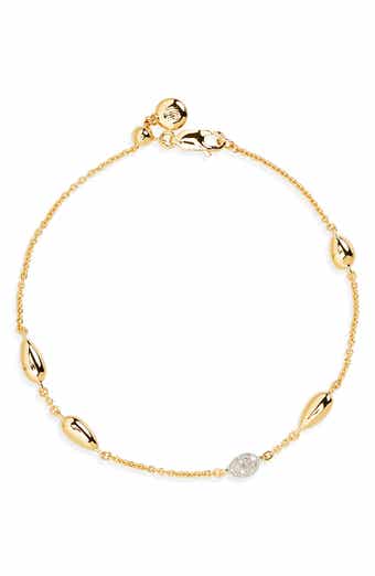 Monica Vinader Nura Teardrop Diamond Bracelet