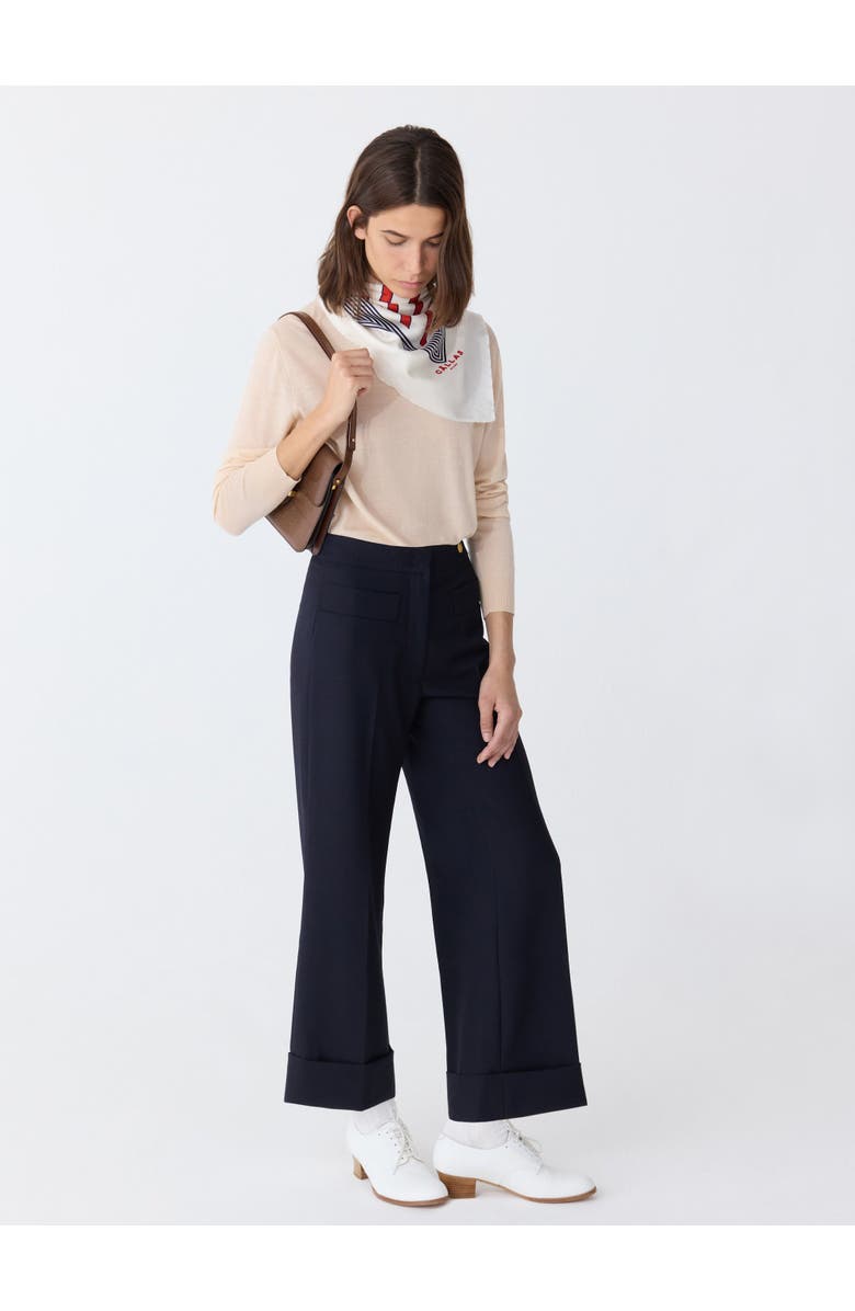 Callas Milano Brody Cropped-cuff Pant Estia, Alternate, color, Navy
