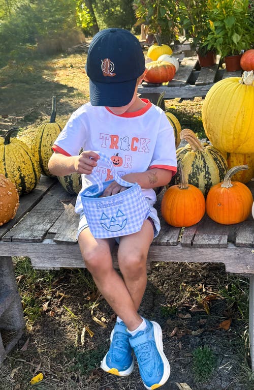 Bits & Bows Trick-or-treat Halloween Bowtie T-shirt In Multi