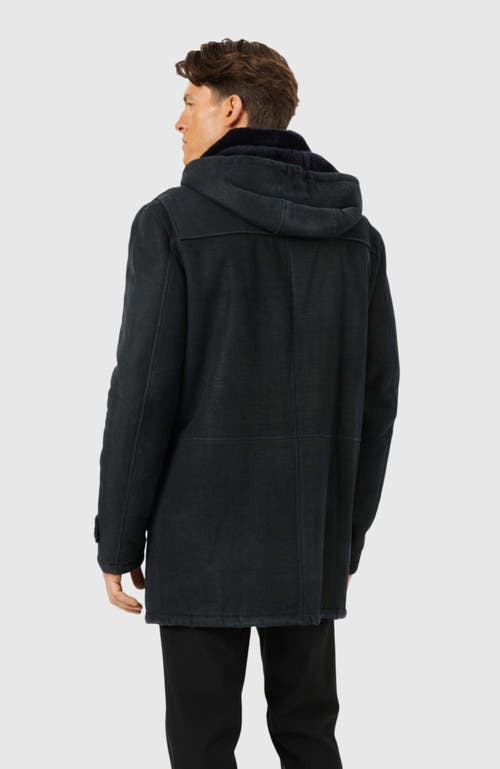 Gorski Merino Shearling Lamb Parka In Black