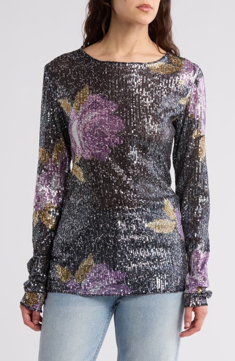 Gold Rush Sequin Top