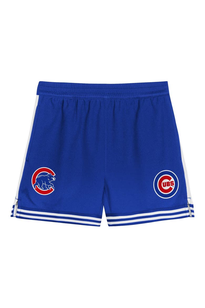 Toddler Red/Royal Chicago Cubs Pinch Hitter Infielder T-Shirt & Shorts Set, Alternate, color, Red