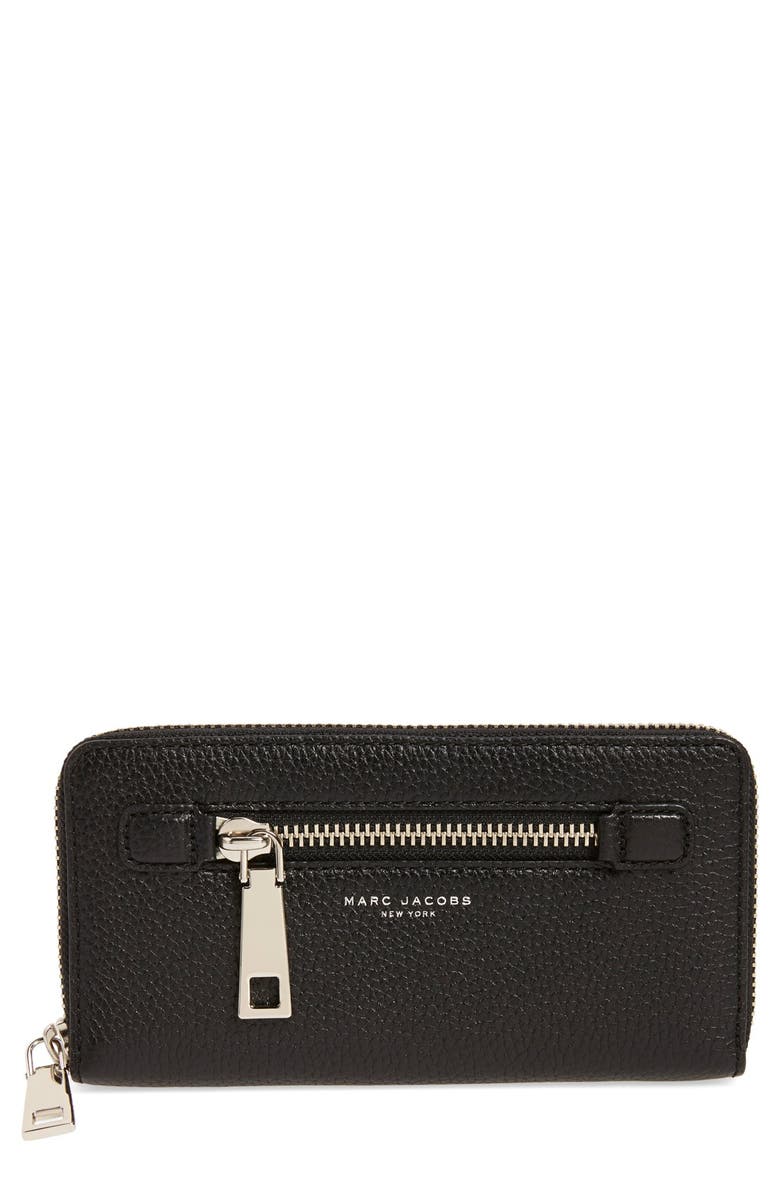 Marc Jacobs 'Gotham' Leather Continental Wallet, Main, color, 
