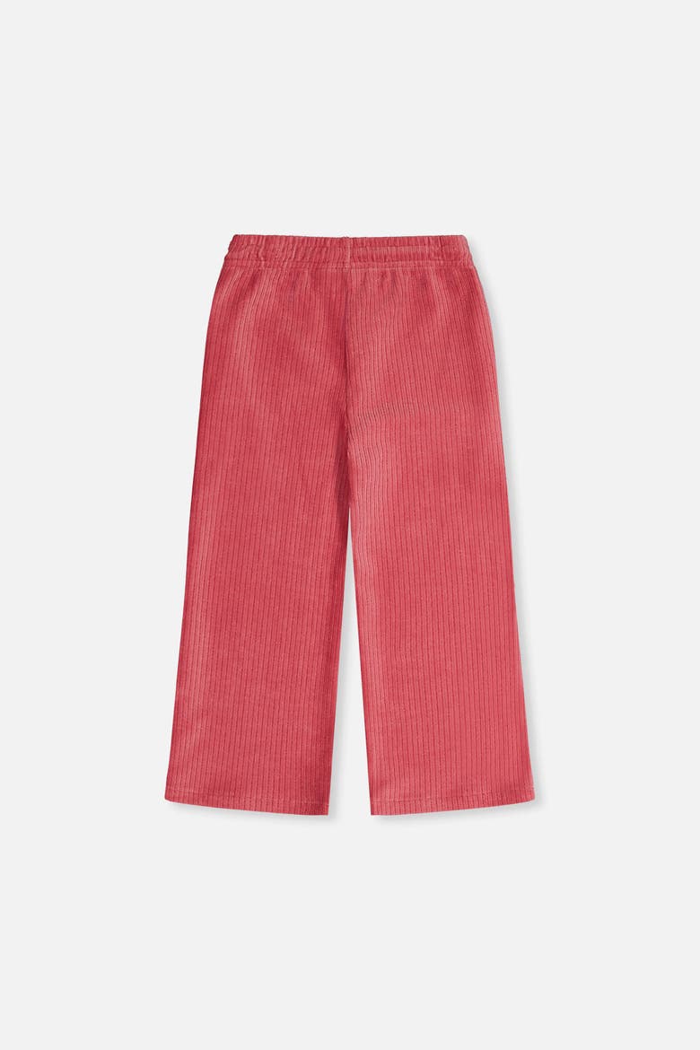 Velour Elastic Waist Flare Pants, Alternate, color, Raspberry Pink