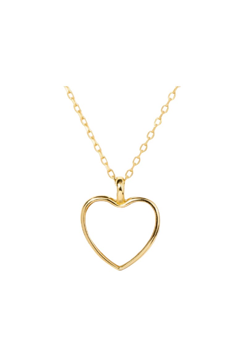 MOP Heart Necklace, Main, color, Natural Mother Of Pearl
