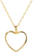 Little Sky Stone MOP Heart Necklace