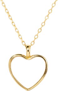 Little Sky Stone MOP Heart Necklace